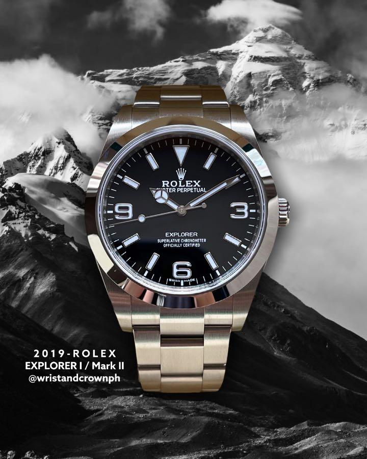 19 Rolex Explorer 1 Discontinued 39mm Men S Fashion Watches Accessories Watches On Carousell