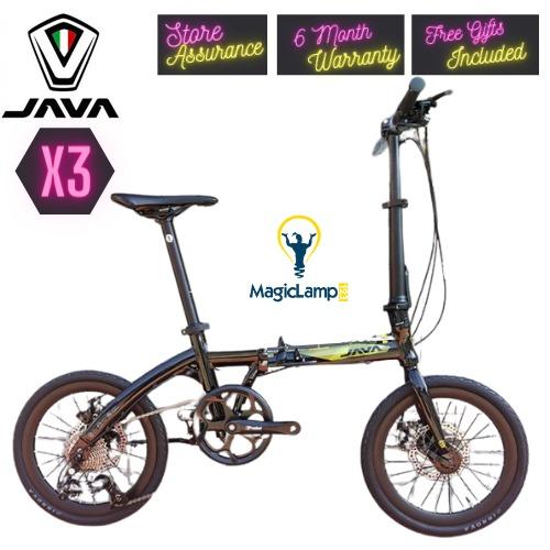 Java x3 folding bike price best sale