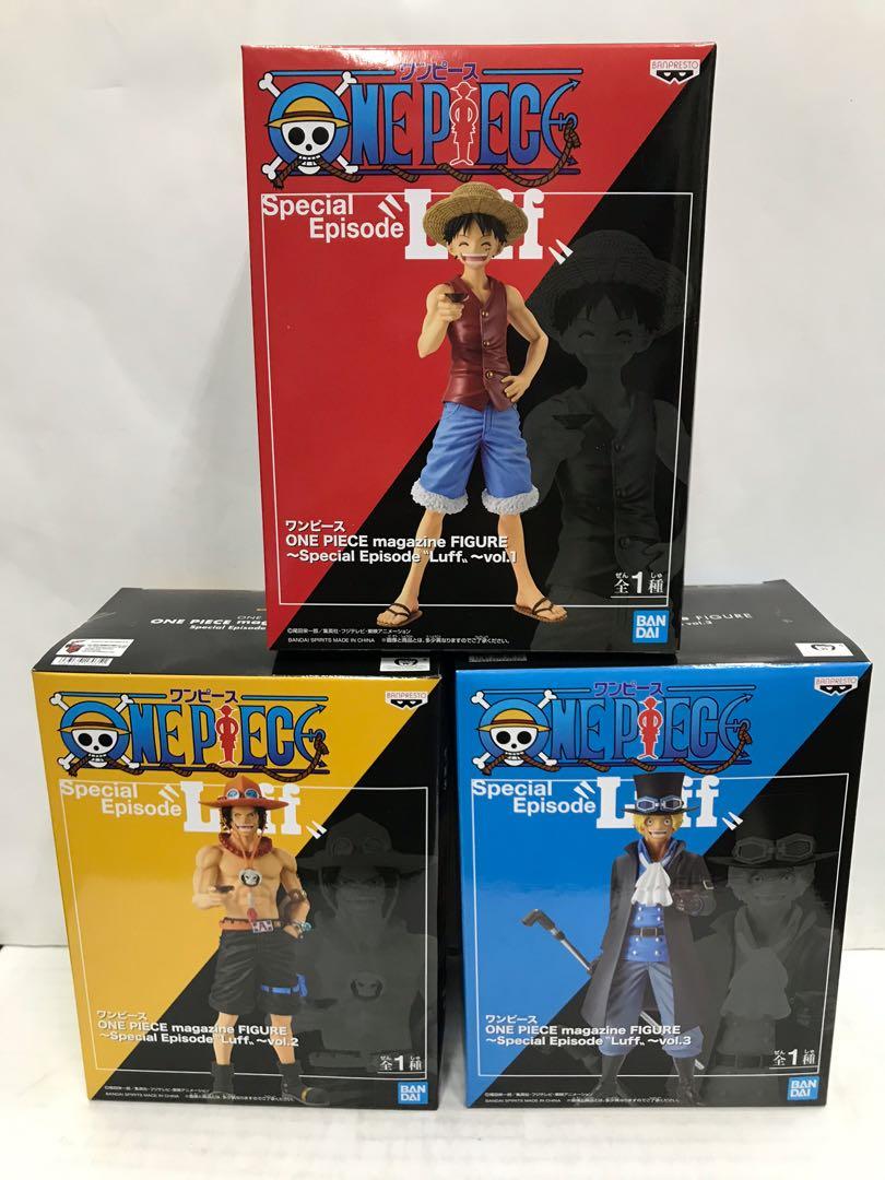 Complete 3pcs Set One Piece Magazine Special Luffy Ace Sabo Toys Games Action Figures Collectibles On Carousell