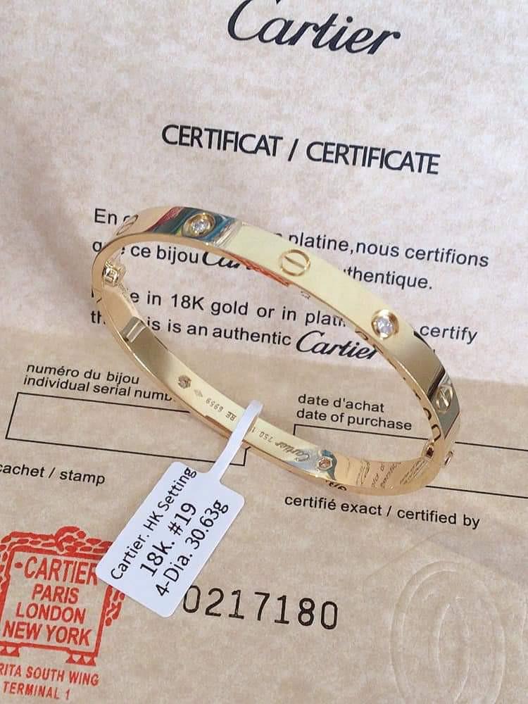 19cm cartier love 2025 bracelet