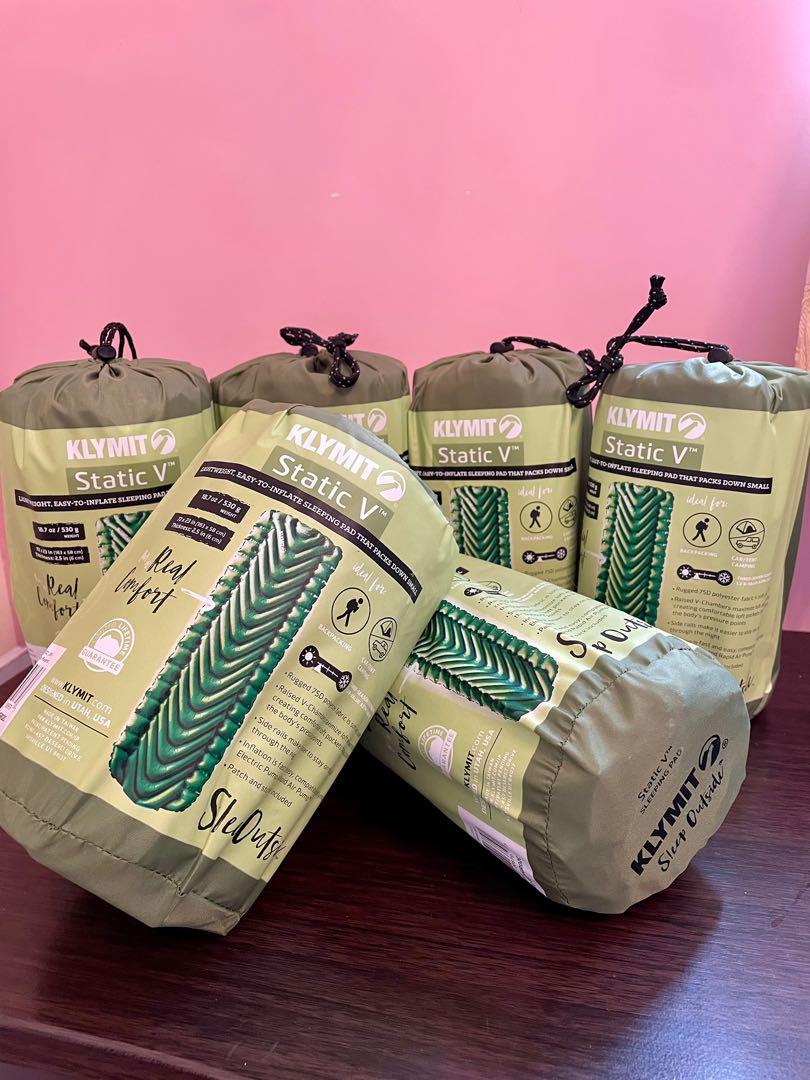 現貨 Klymit Static V Sleeping Pad 露營睡墊 V1 新頭 旅行 旅行必需品 戶外 露營 Carousell