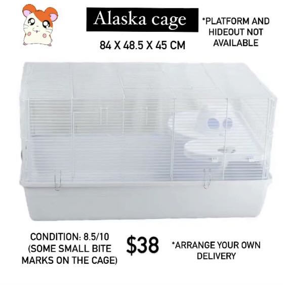 Alaska cage in white, Pet Supplies, Homes & Other Pet Accessories on Carousell