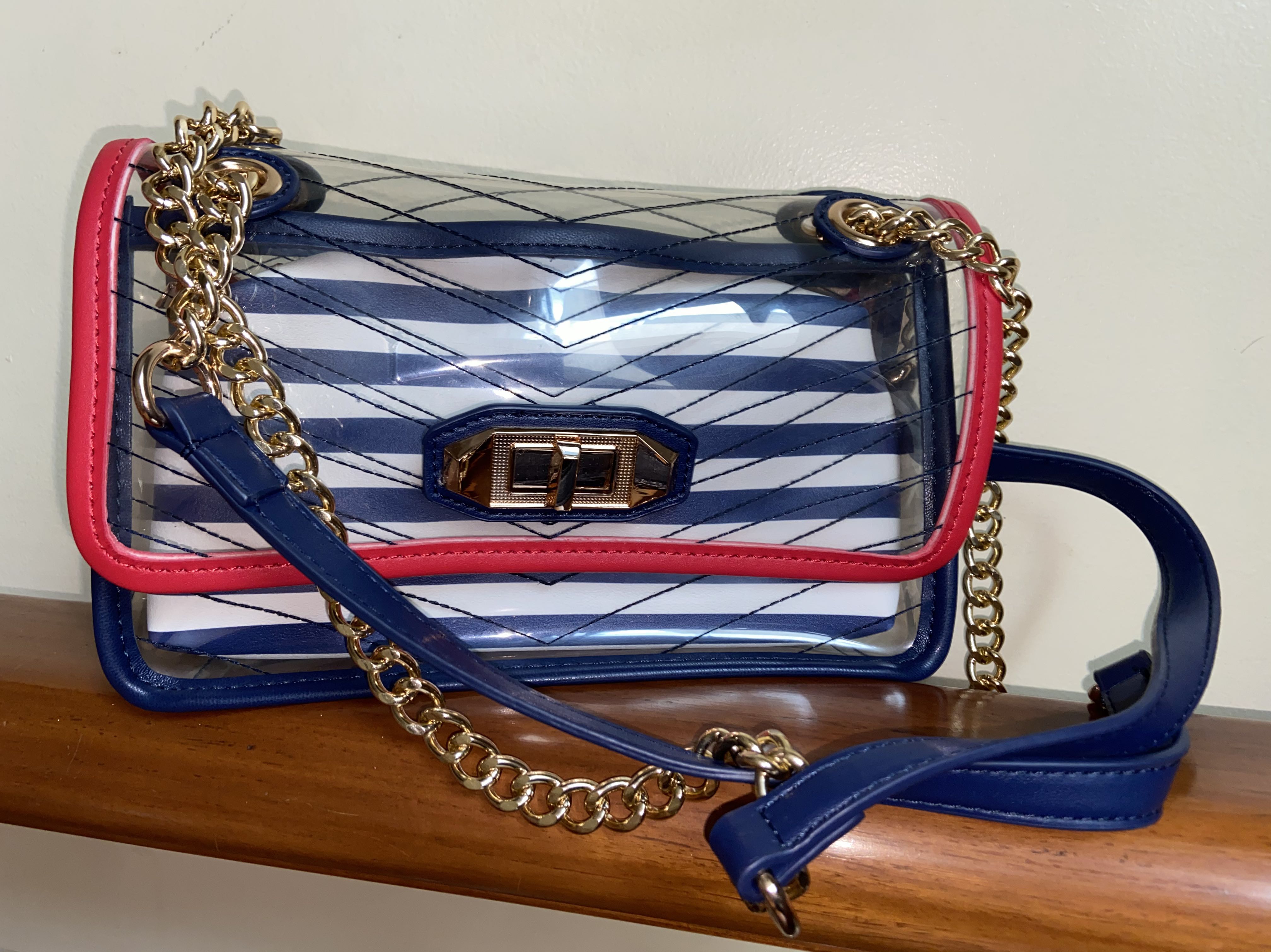 aldo clear purse