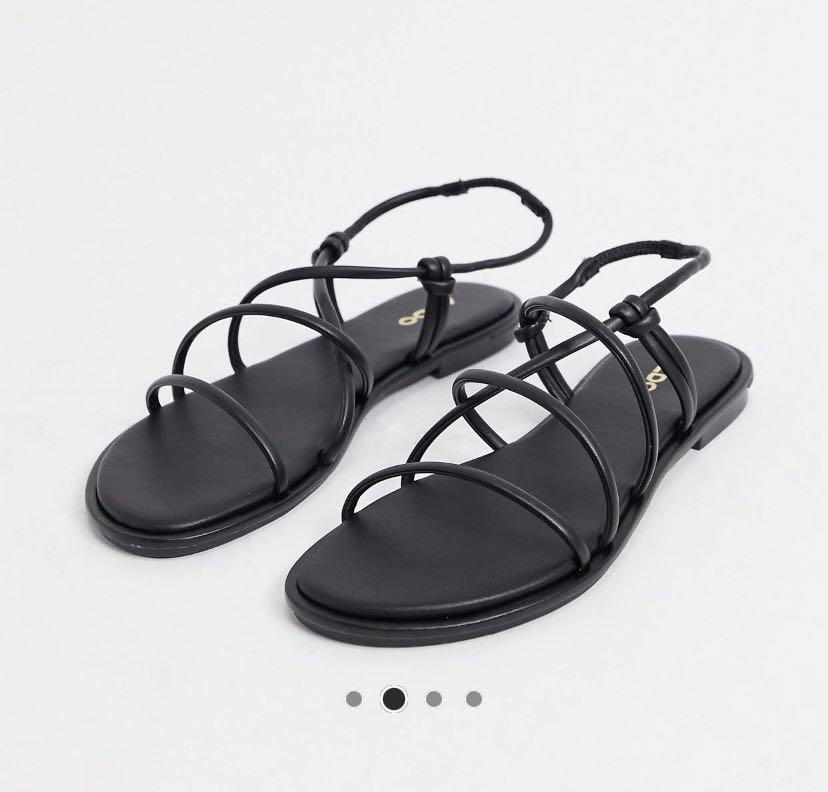 women's shoes strappy black sandals
