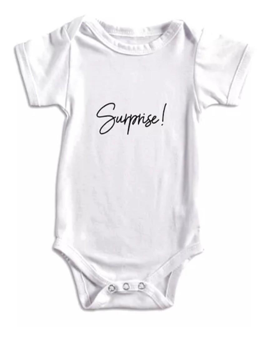 Baby onesie Pregnancy Announcement Surprise Babies Kids