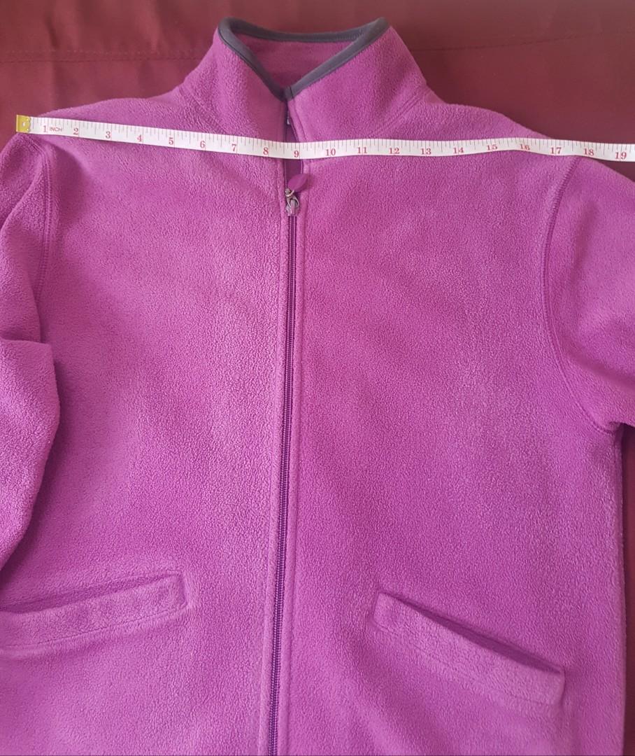 Baleno Purple Fleece Jacket Women S Fashion Coats Jackets And Outerwear On Carousell