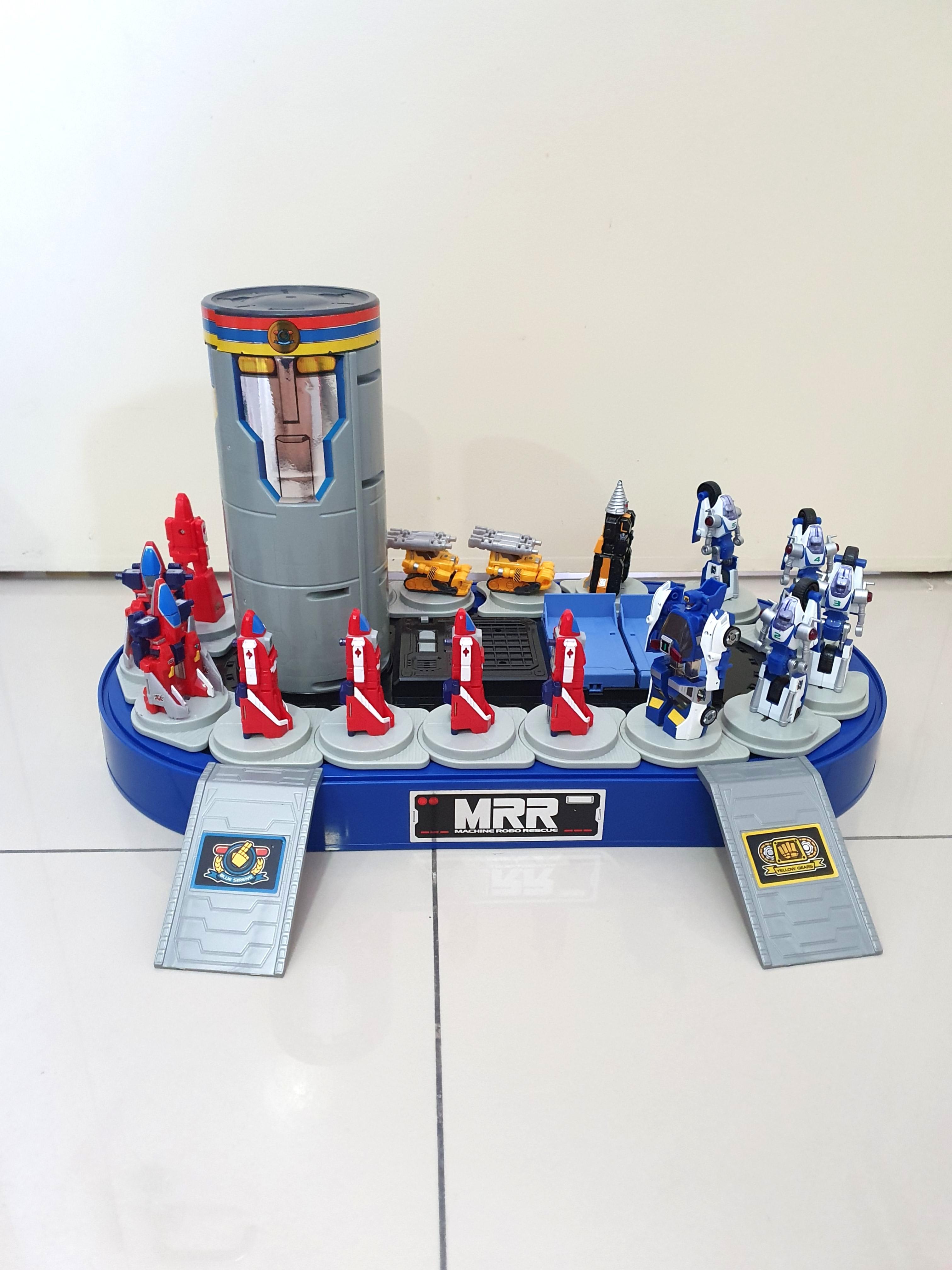 Ramadan Sale Bandai 2003 Vintage Machine Robo Rescue MRR Carousell Base Factory and Robot Megazord