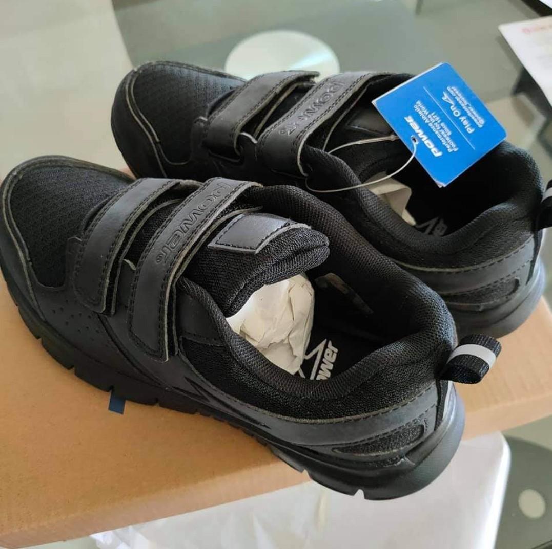 Black school trainers size 3 clearance