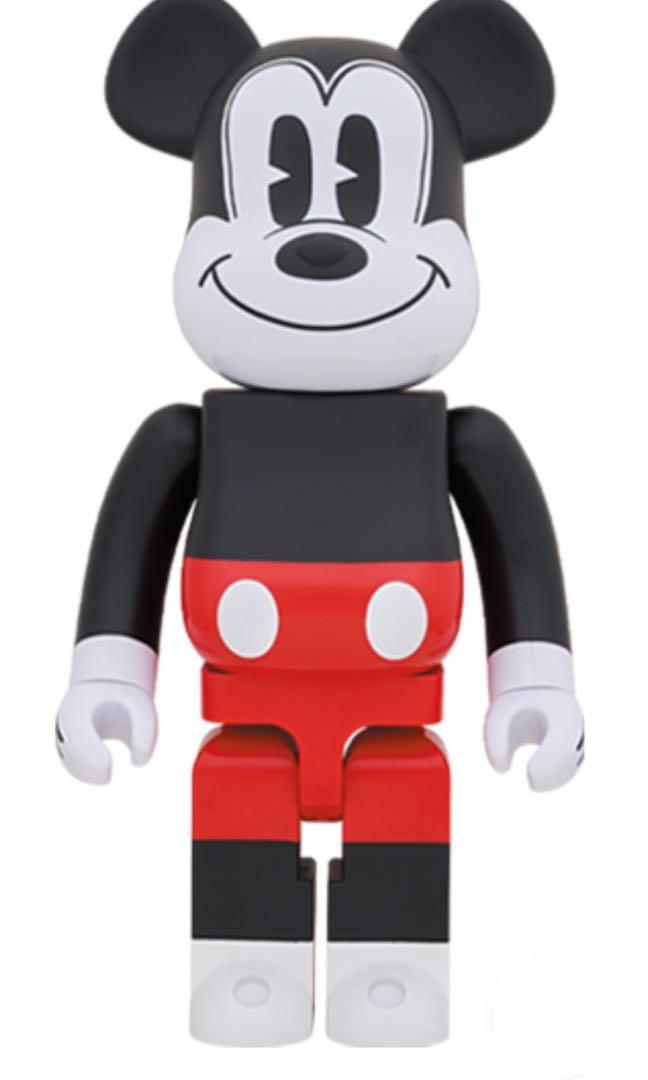 BE@RBRICK MICKEY MOUSE B&W 2020 1000%