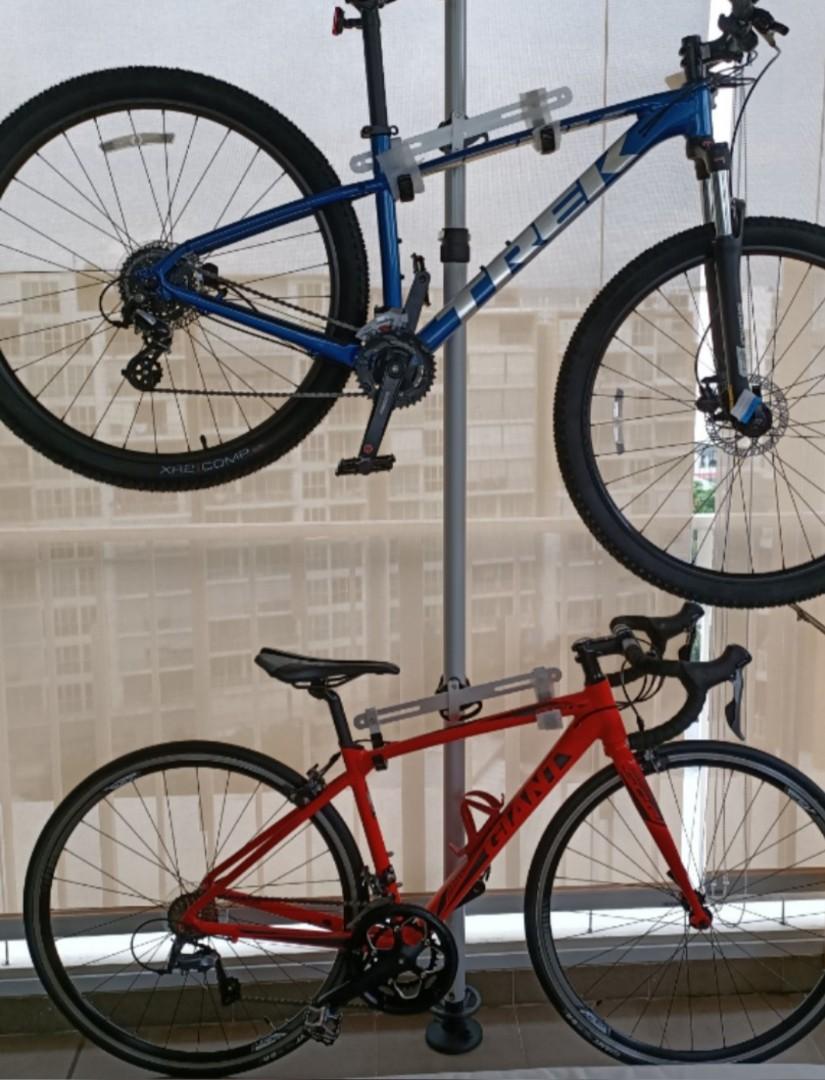 Bike Indoor Bicycle Rack storage, Sturdy no drilling, Sports Equipment