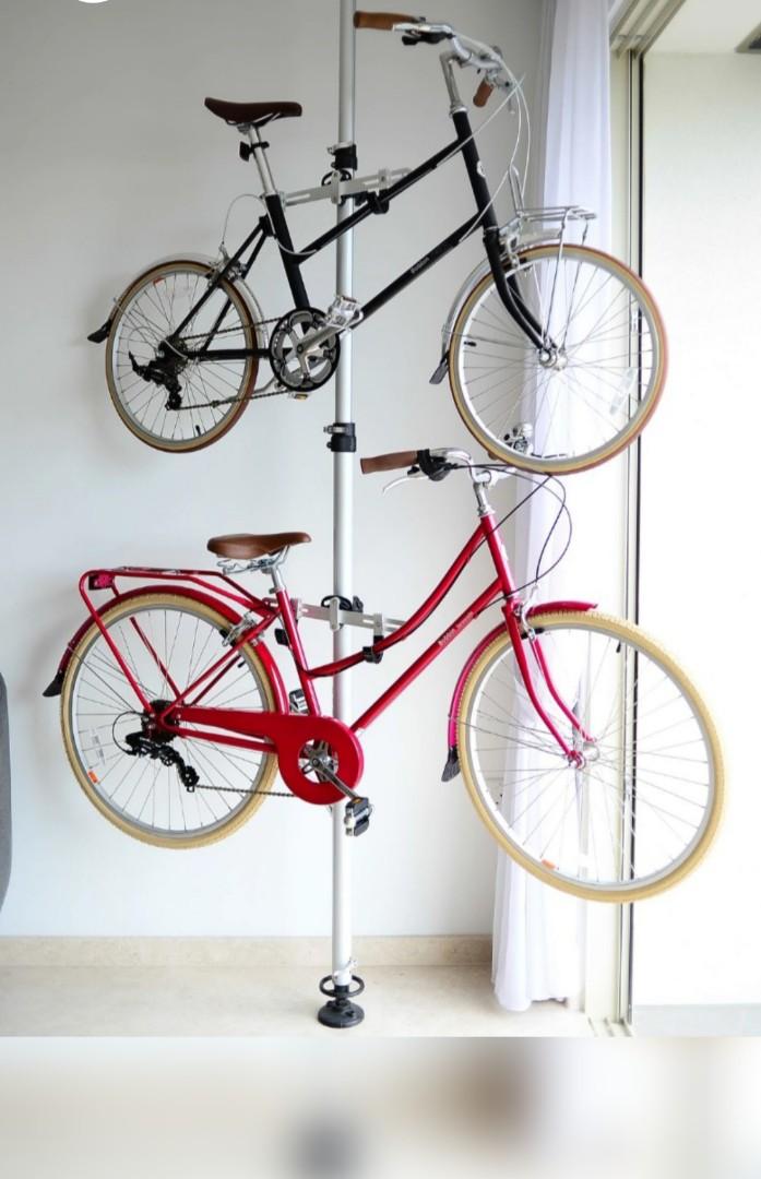 Bike Indoor Bicycle Rack storage, Sturdy no drilling, Sports Equipment, Bicycles & Parts, Parts