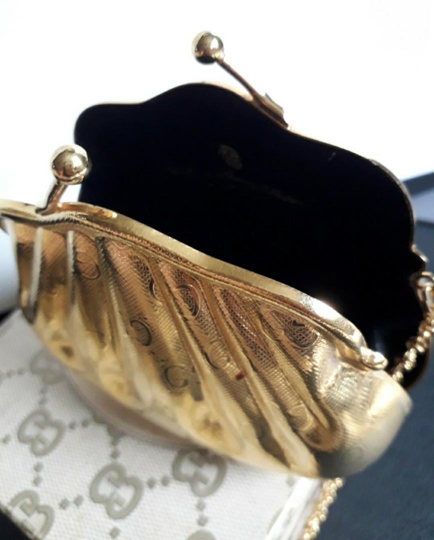 Gold minaudiere discount