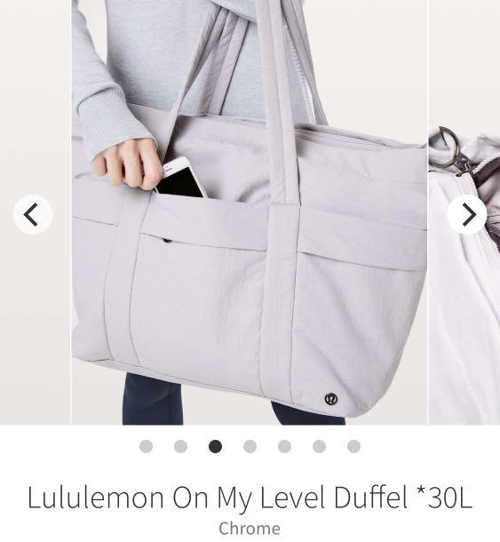 lululemon on my level duffel