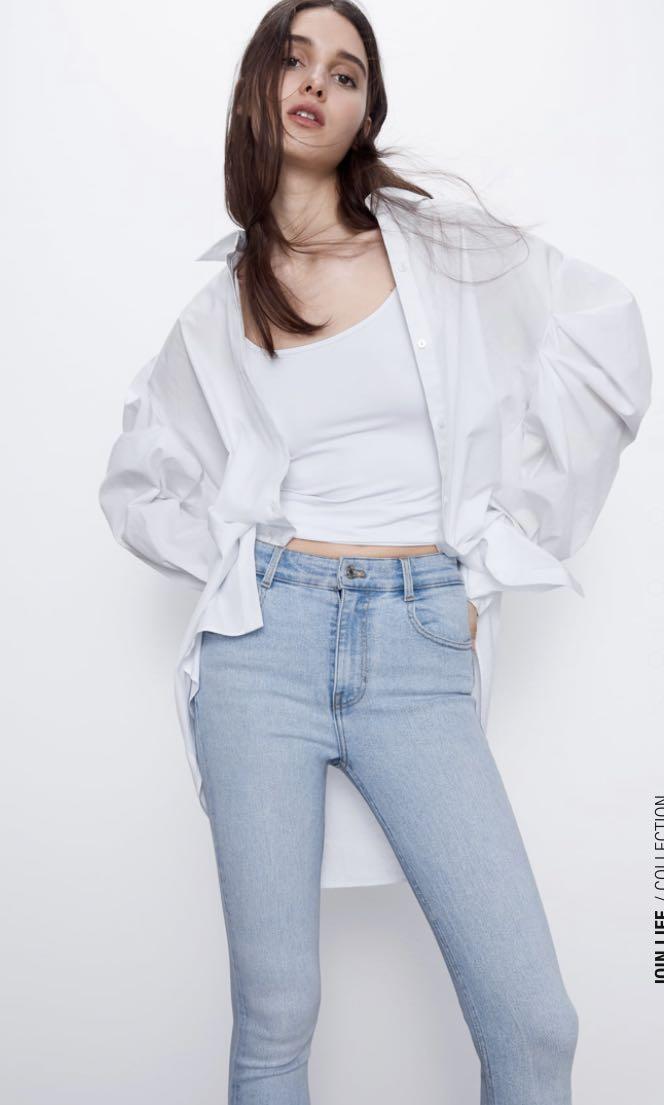 Jeans hi rise skinny vintage zara online