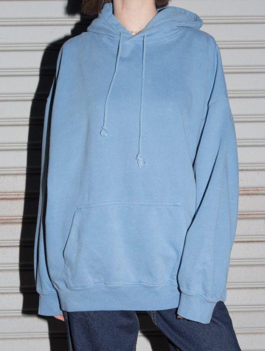 Brandy Melville Green and Blue Christy Hoodie