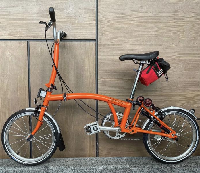 Brompton M3L Signal Orange