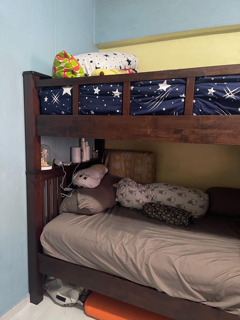 Bunk Bed Picket&Rail Solid Wood, Furniture & Home Living, Furniture