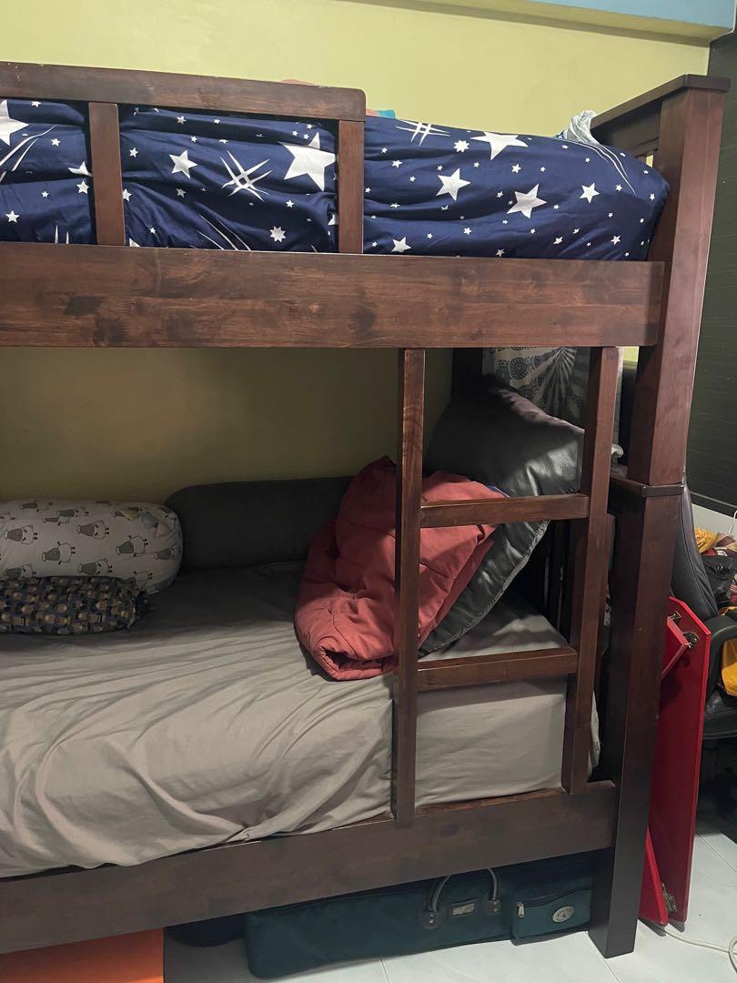 Bunk Bed Picket&Rail Solid Wood, Furniture & Home Living, Furniture