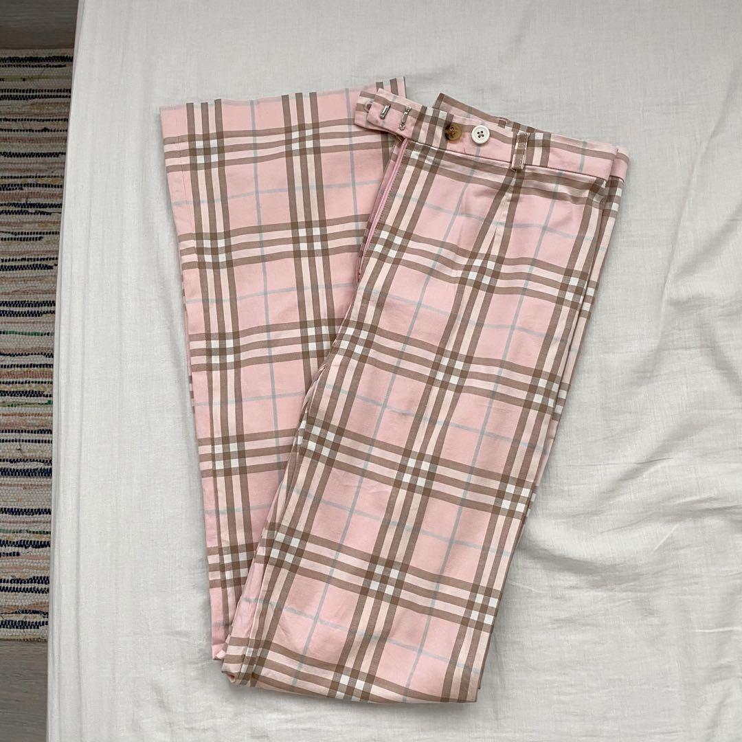 Burberry pants pink best sale