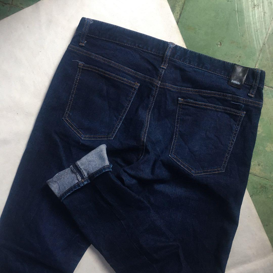 Celana jeans play denim size 34 slim 