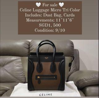 Celine micro tricolor shop