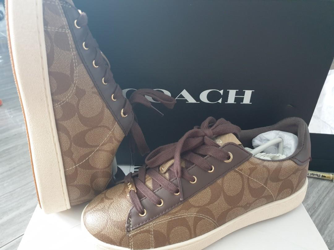 COACH sneakers used size 7 Women s Fashion Footwear Sneakers on