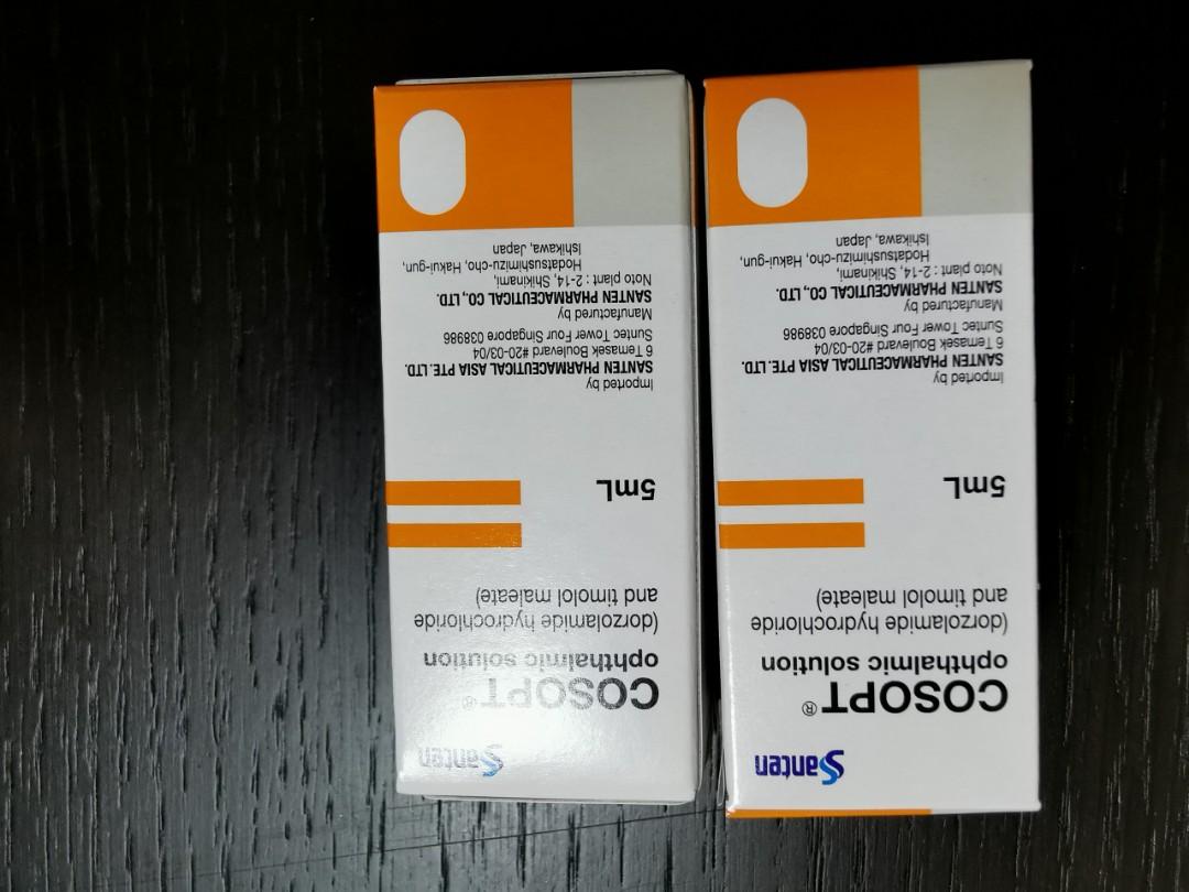 Cosopt eyes drop, Beauty & Personal Care, Face, Face Care on Carousell