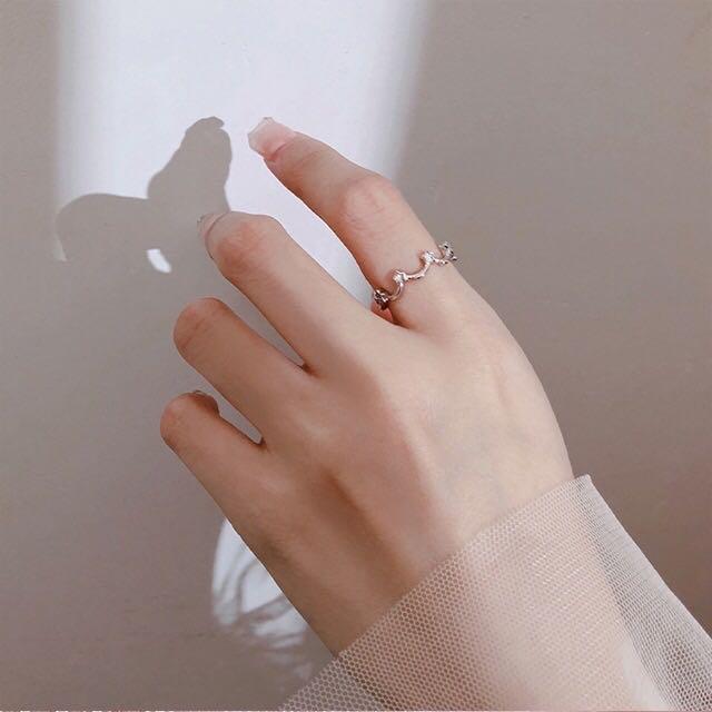 V-shaped Ring Women's Fashion Personality Simple Gold Casual Engagement Ring  Index Finger Rings Jewelry | Shopee Philippines