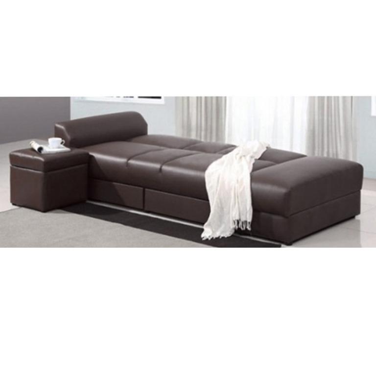 Daily Deal Leather Sofa Bed 3