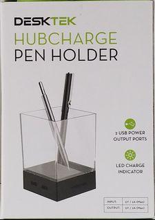 Desk Pen Organizer Desktek Hub Charge