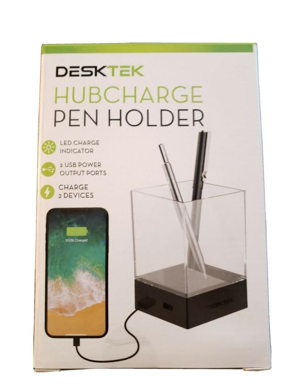 Desk Pen Organizer Desktek Hub Charge (Category: Chargers) located in Quezon City. Submitted by gabs_a (Listing ID 1080365544, Image 2). Description: Desk Pen Organizer Brand: Desktek Feature: Hub Charge No Box 2 USB 1.0A Ports Output 1 Micro Usb Port Input Red Led Light Still has a plastic in the Pen Holder Note: As the difference between camera and computer display, there is a discrepancy on the color. Kindly inform ahead since I am not always 
