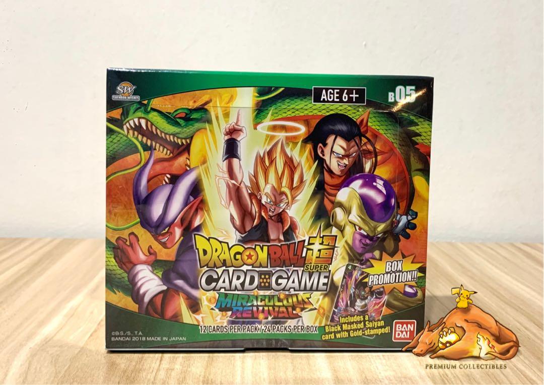 dragon ball super card game miraculous revival TCG DBS-B05 MISB BT5, Toys & Collectibles, Trading Cards, Boxes & Cases on Carousell 18 rare Opening A Dragon Ball Super: