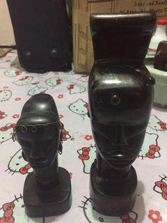 Antique Ebony figurines