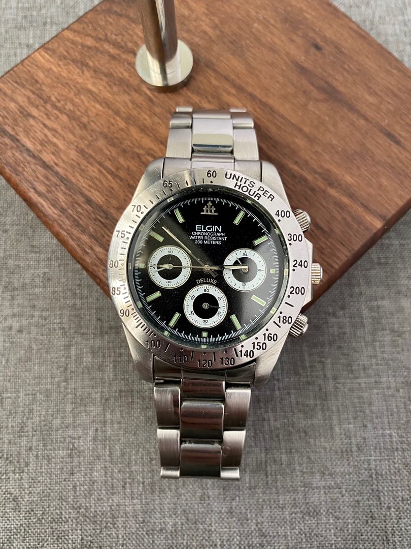 Elgin chronograph clearance watch price