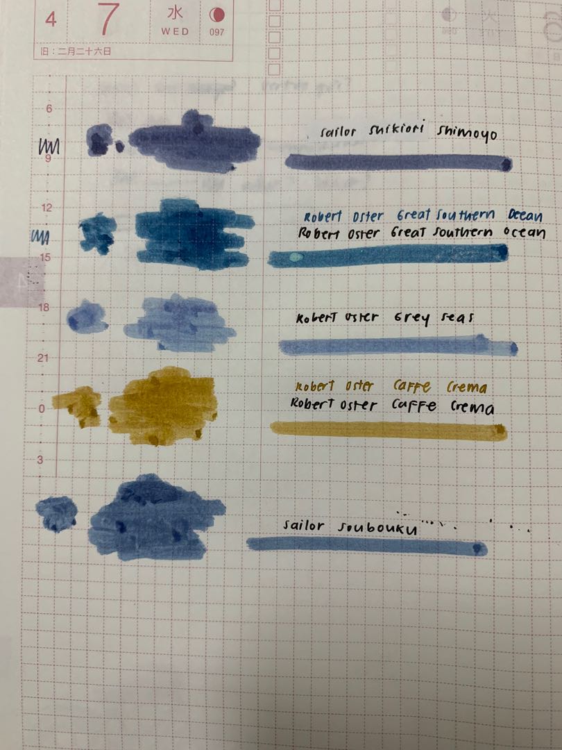 Fountain Pen Ink Sample, Hobbies &amp; Toys, Stationery &amp; Craft, Other ...