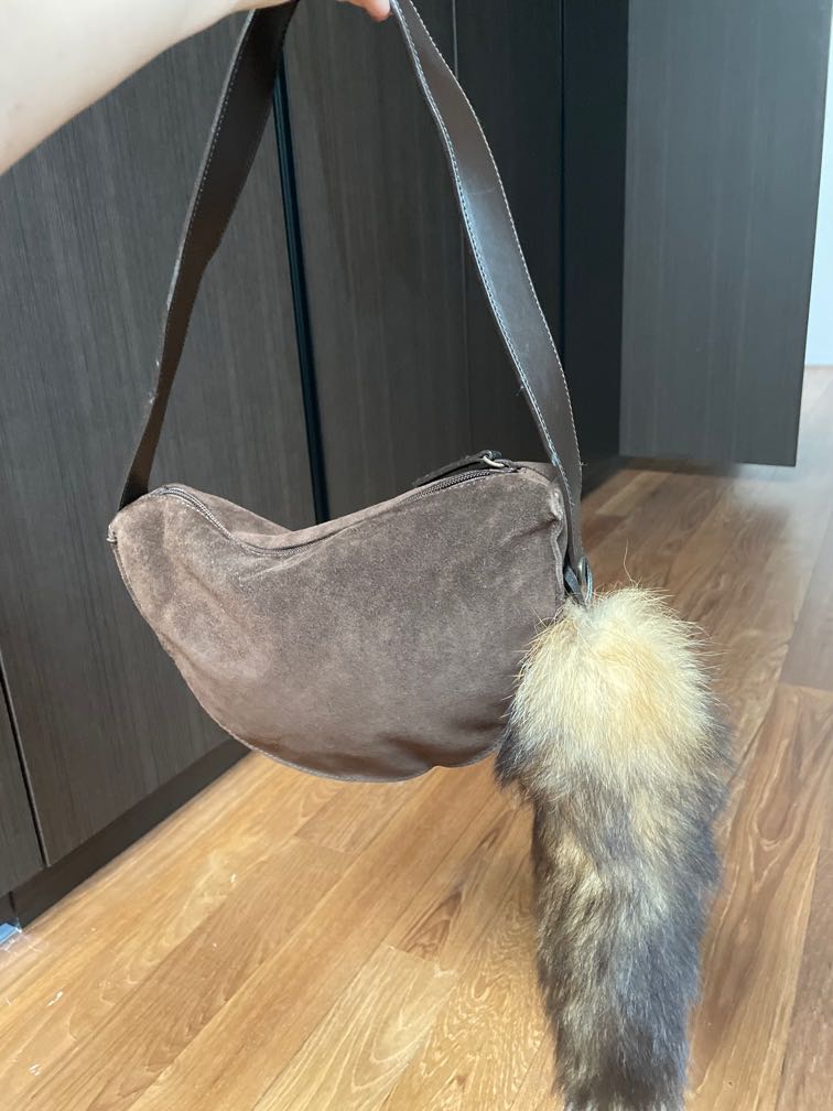 Furla fox tail bag Brand new