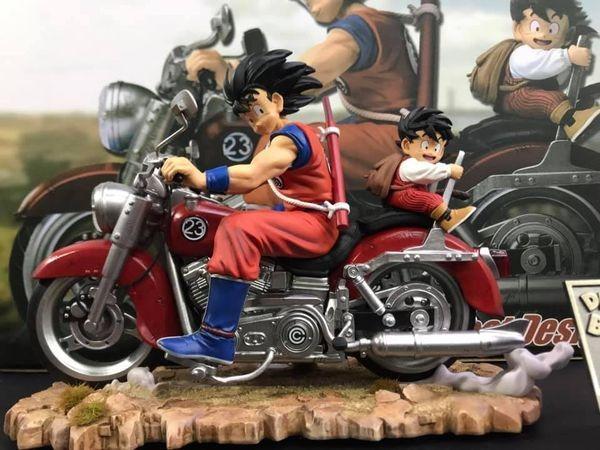 GD Studio Dragon Ball Goku and Son with Bike Ready Stock