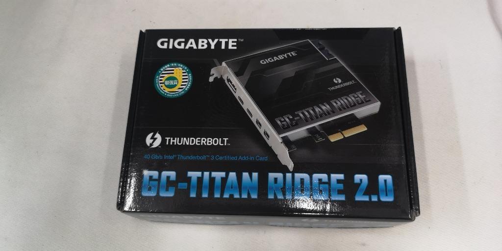 GIGABYTE 技嘉GC-TITAN RIDGE rev. 2.0 Thunderbolt 3 擴充卡非平價版