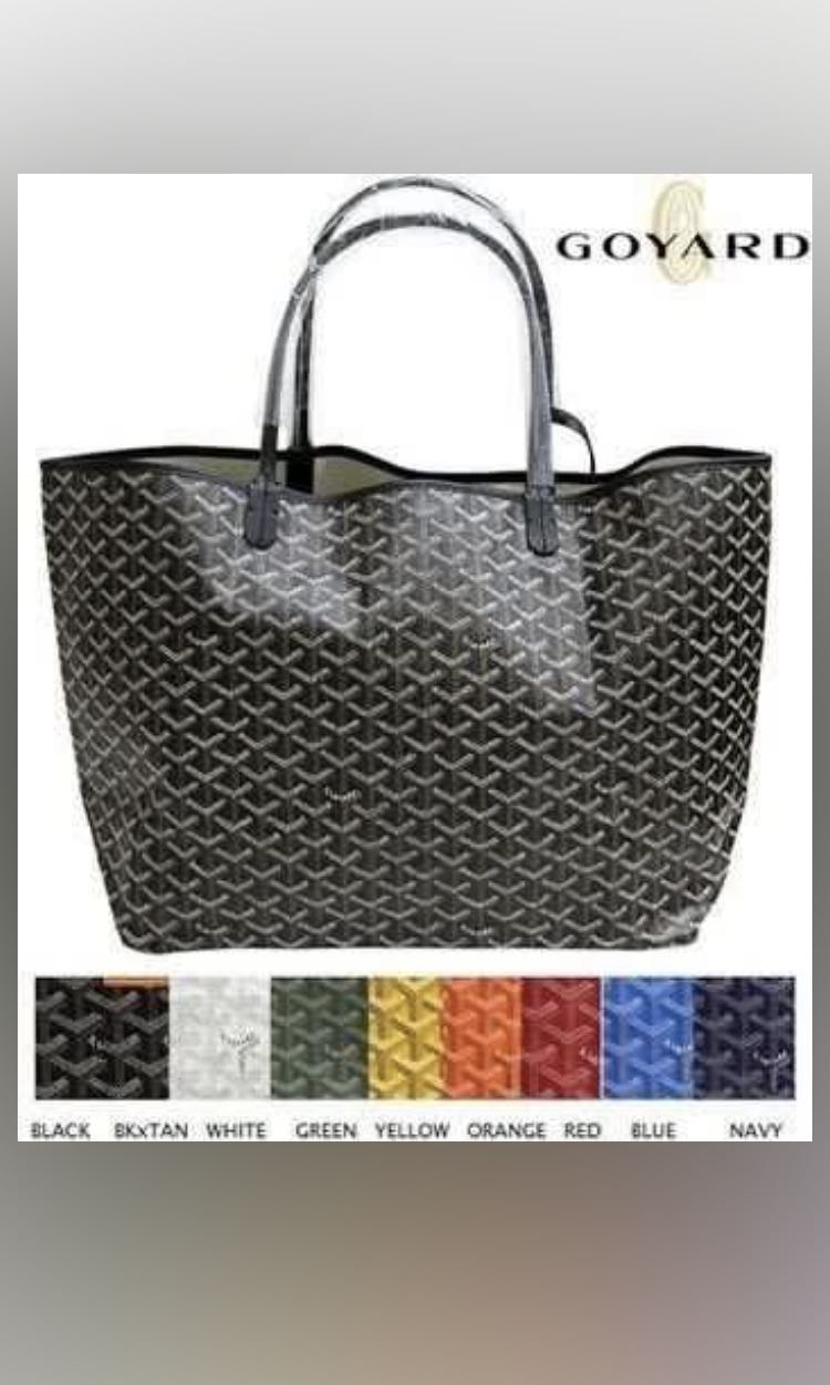 Goyard Artois Tote MM Orange in Canvas/Calfskin with Palladium