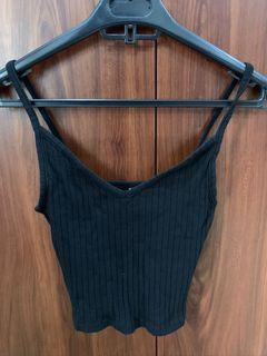 H&M Divided Basic Black Tank Top