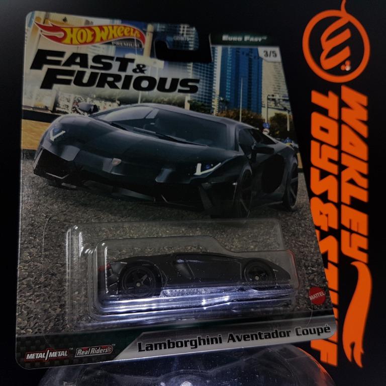 Hot Wheels Premium Fast & Furious Euro Fast Lamborghini Aventador Coupe 