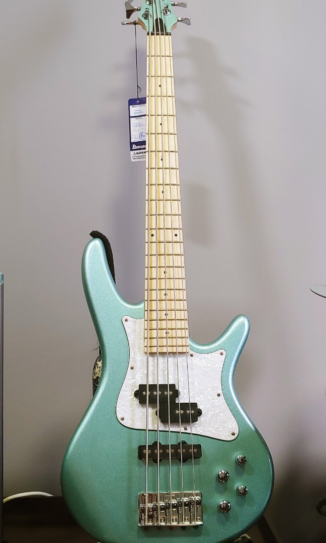 Ibanez Mezzo 5 string bass Medium Scale Hobbies Toys Music