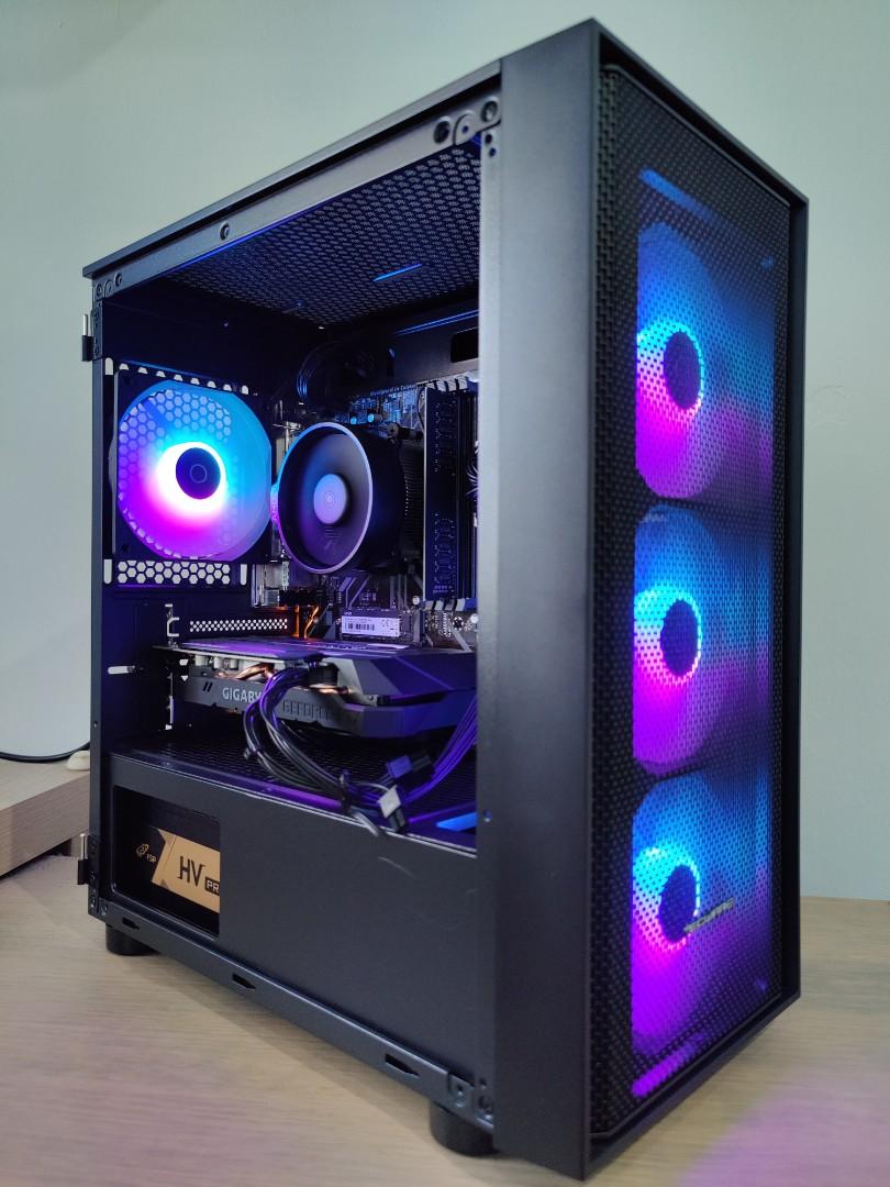 INTEL 11TH GEN CUSTOM GAMING PC featuring Gigabyte RTX 2060. Upgradeable to rtx 3060 or 3070 or