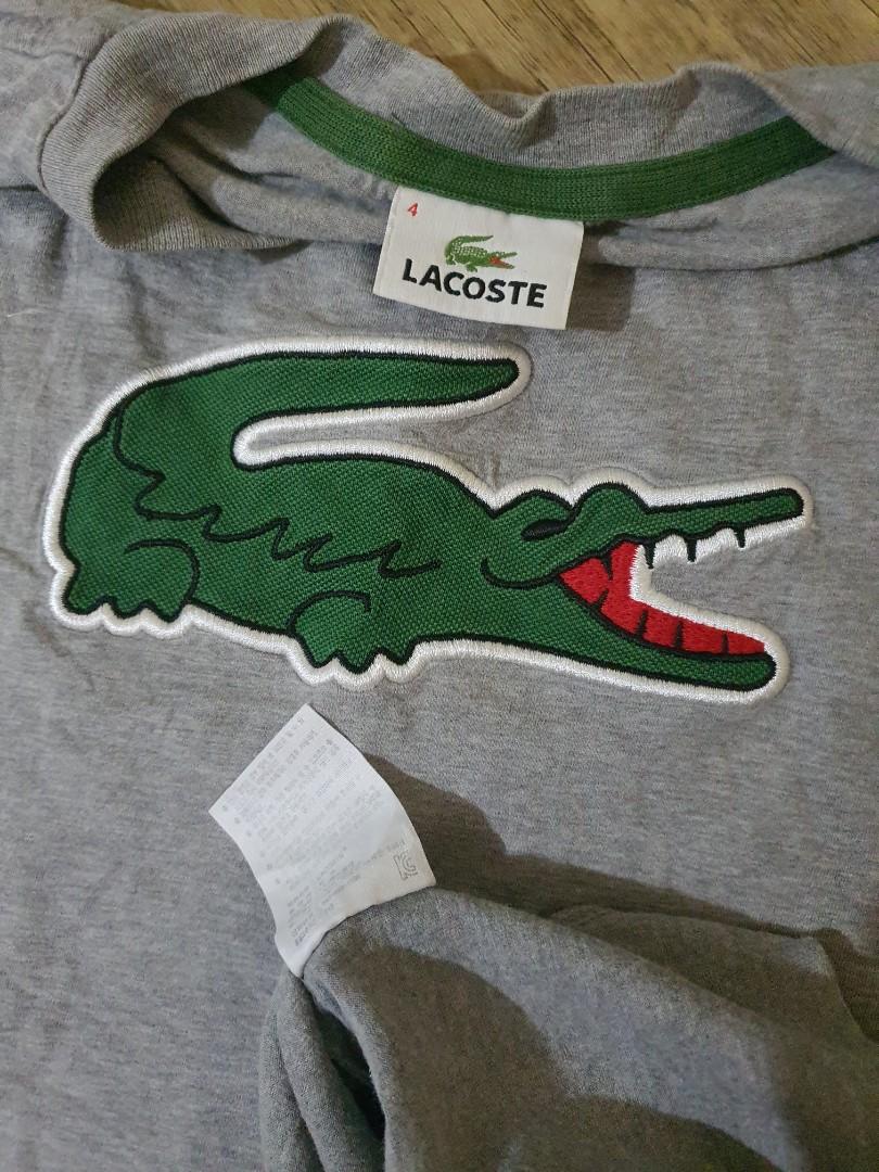 Lacoste logo size hotsell