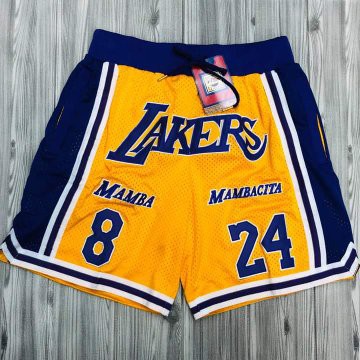 🆕JUST DON LAKERS JERSEY SHORTS, Men's Fashion, Bottoms, Shorts on Carousell