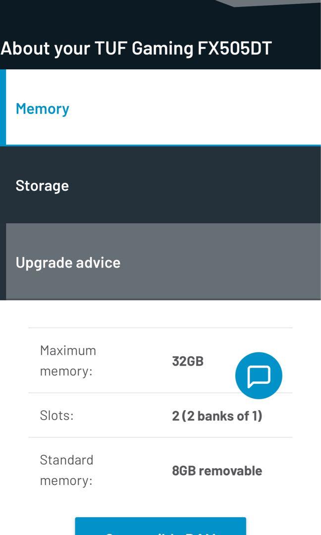 Fx505dt shop ram upgrade