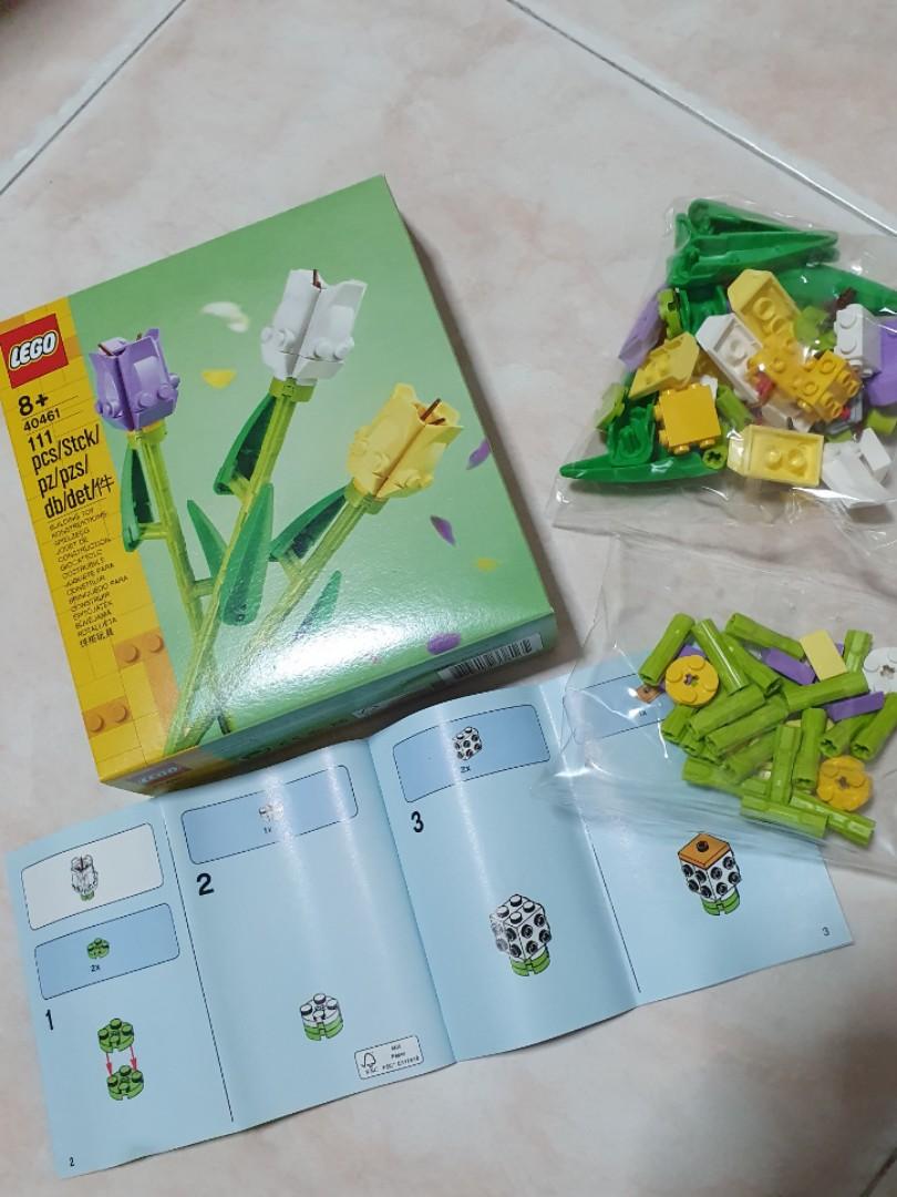 Lego best sale tulips 40461