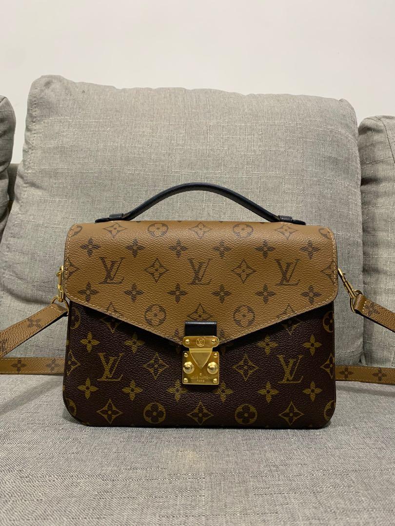 Louis Vuitton LV Pochette Metis Reverse Monogram, Luxury, Bags