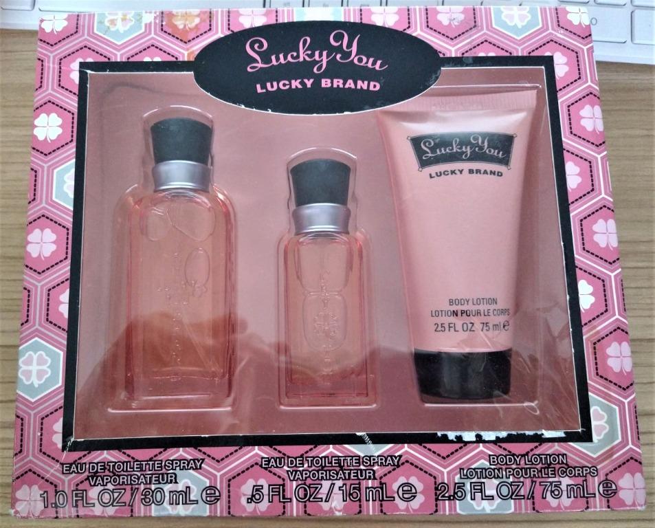 Lucky Brand Lucky You Perfume Gift Set NewUSA