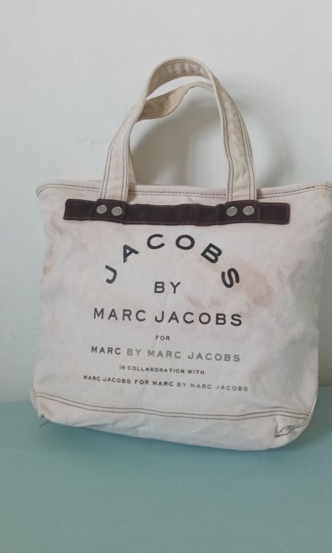 marc jacobs white tote